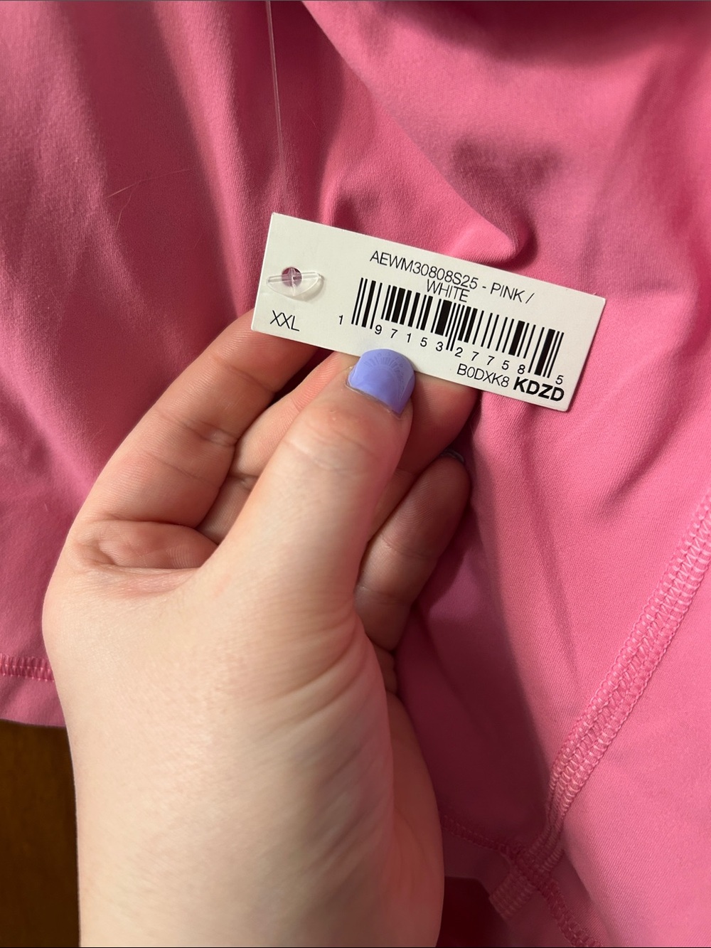 NWOT Amazon Essentials Crop Sports Tank (Top Only)- Pink - Picture 7 of 9